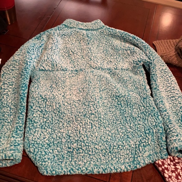 Turquoise/white quarter zip - Picture 2 of 3